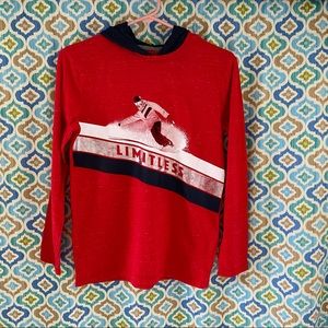 OLD NAVY 2-in-1 graphic hoodie pullover (size 14)